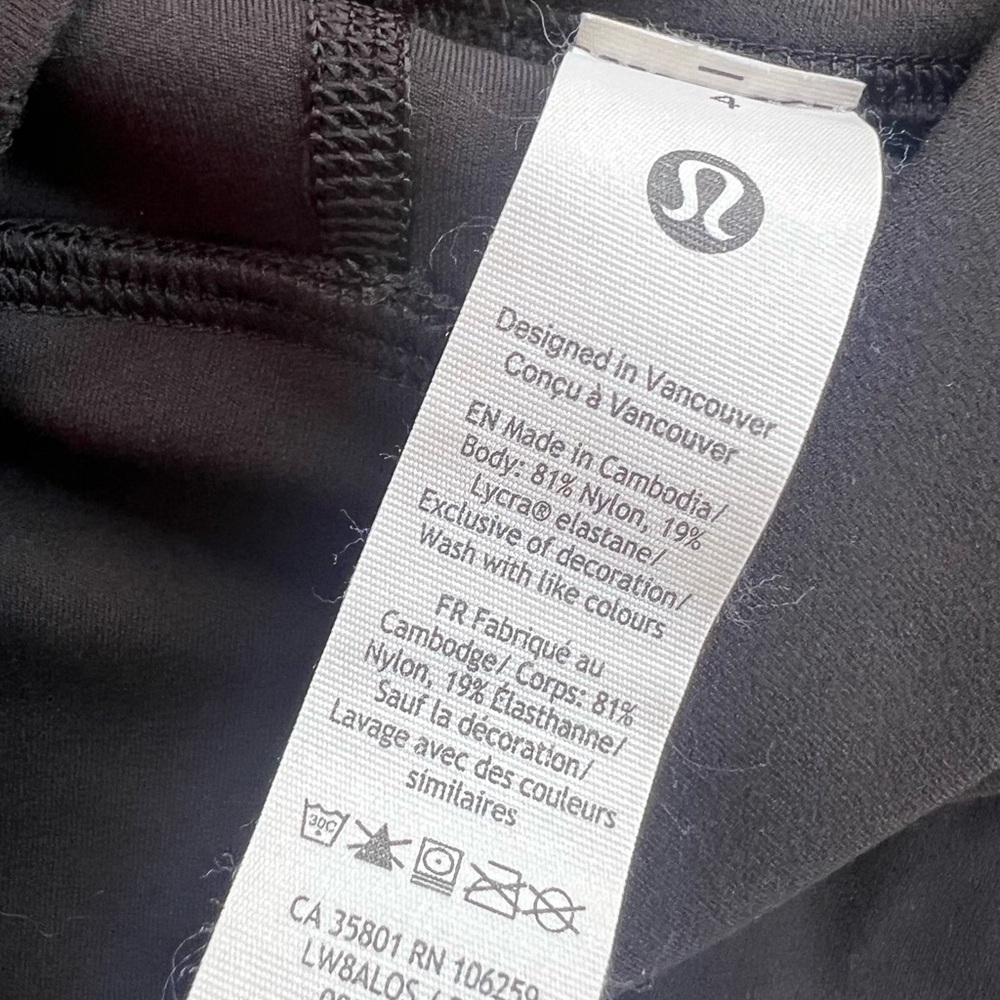 lululemon Align™ High-Rise Black Skirt - Picture 7 of 7